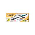 Bic Bic® Mechanical Pencil, Non-Refillable, 0.7mm, Clear Barrel, Dozen MP11
